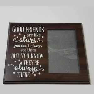 Elegant Signs 4 x 6 Friends Wooden Frame